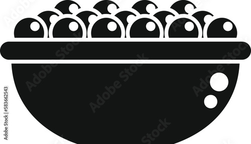 Fruit berry icon simple vector. Food protein. Vitamin nutrient