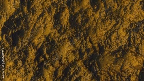 Stone textures. Dark orange banner. Abstract rock background. Macro detail of the rock. 