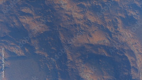 Stone textures. Dark orange banner. Abstract rock background. Macro detail of the rock. 