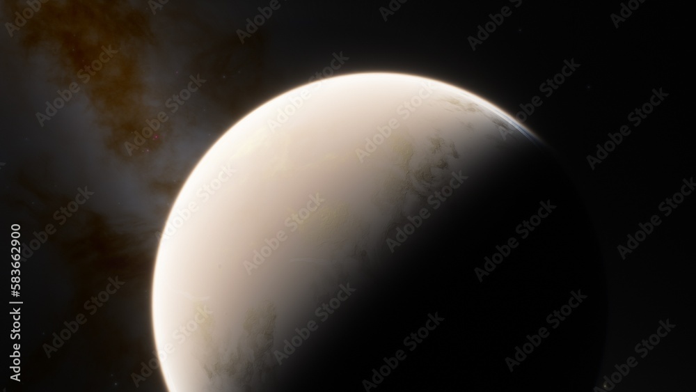 Abstract planets and space background
Abstract planets and space background