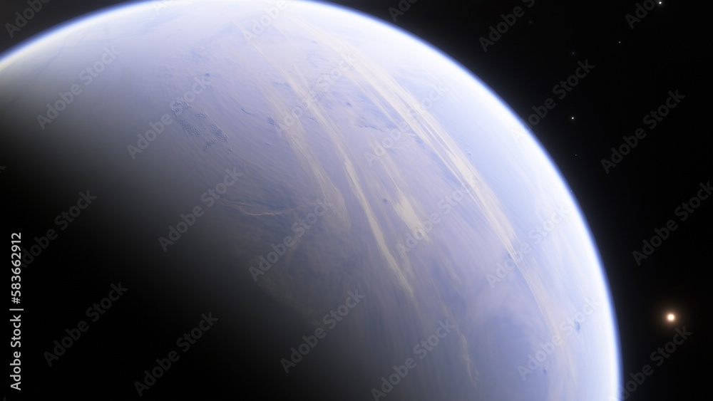 Fototapeta premium Abstract planets and space background 