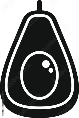 Avocado icon simple vector. Food protein. Fat health
