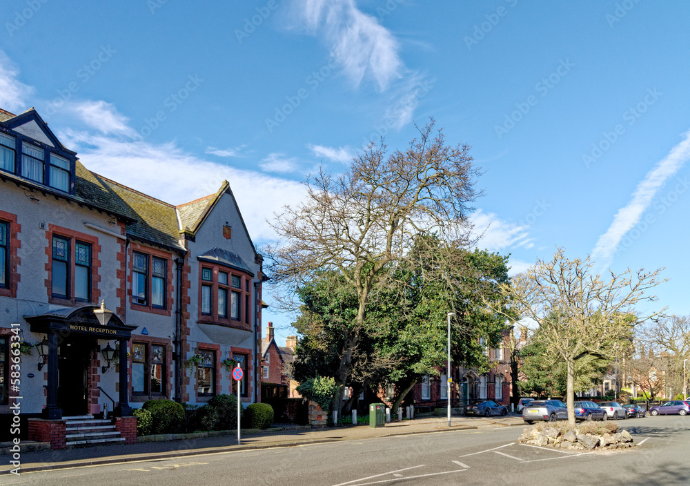 Real estate buildings in Lytham St Annes Lancashire UK Real estate buildings in Lytham St Annes Lancashire UK