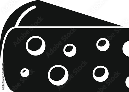 Cheese icon simple vector. Food protein. Meal energy