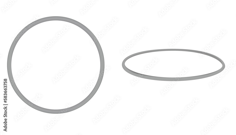 Grey hool hoop. vector illustration Grey hool hoop. vector illustration