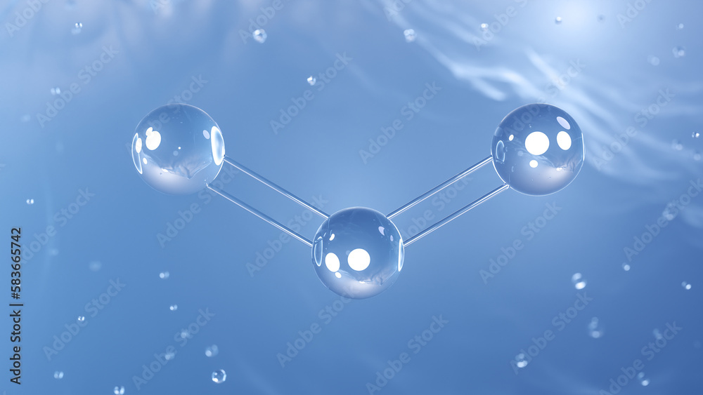 silicon dioxide molecular structure, 3d model molecule, silica