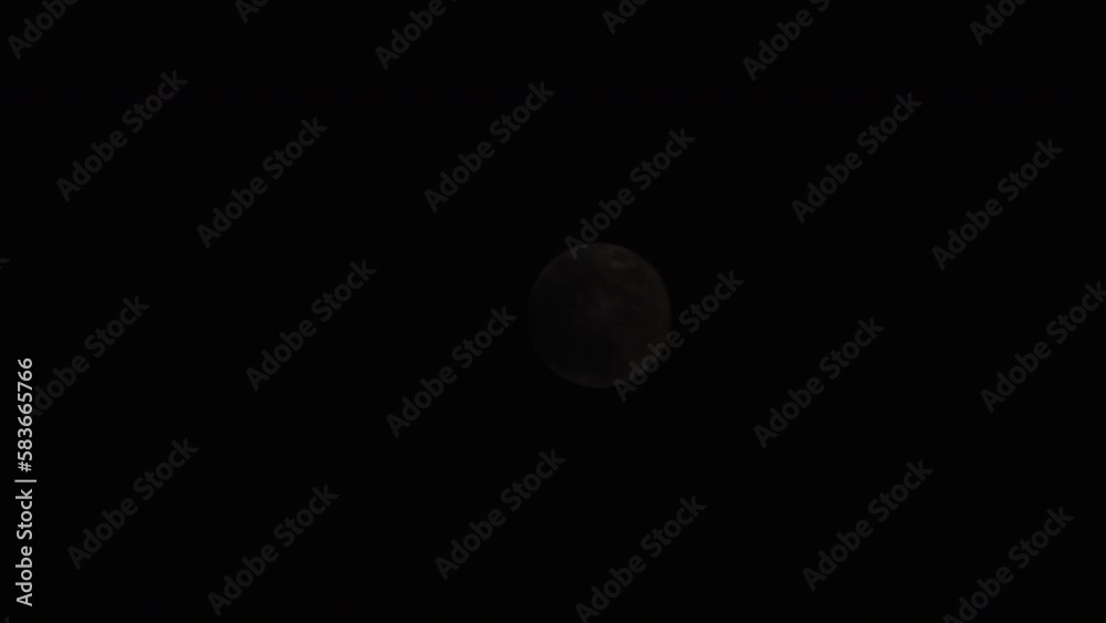 Clouds Passing by Moon in the Pitch Dark Night Footage. Clouds Passing by Moon in the Pitch Dark Night Footage.