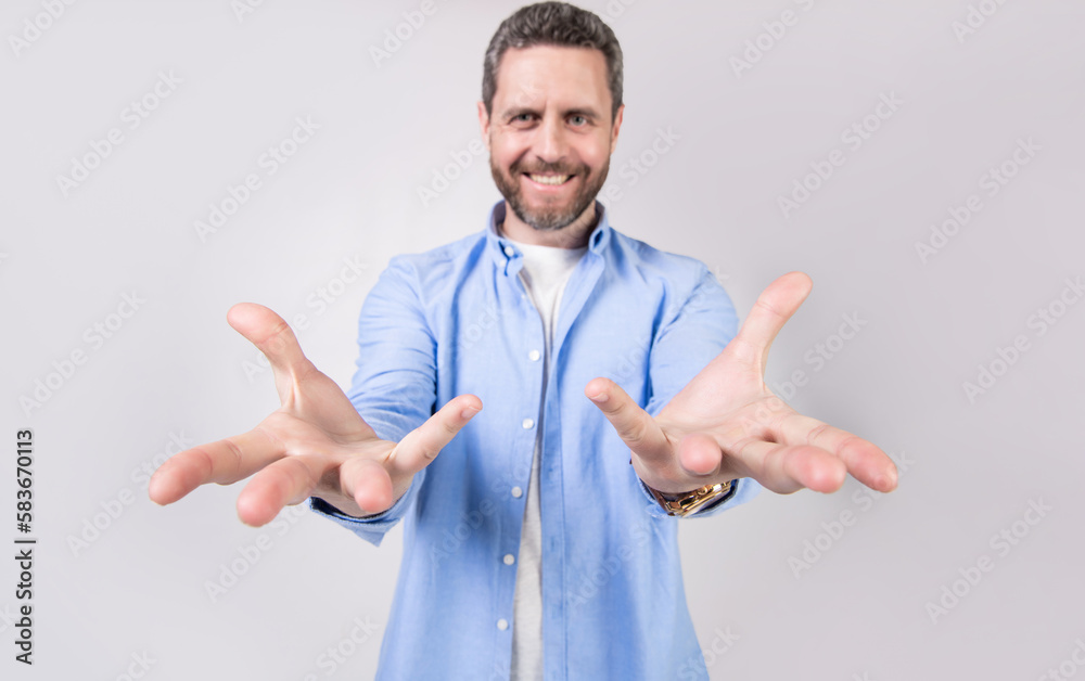 grabbing hands with grab gesture isolated on grey background. grabbing hands with grab grabbing hands with grab gesture isolated on grey background. grabbing hands with grab