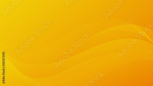 Abstract Yellow liquid background. Modern background design. Dynamic Waves. Fluid shapes composition. Fit for website, banners, brochure, posters