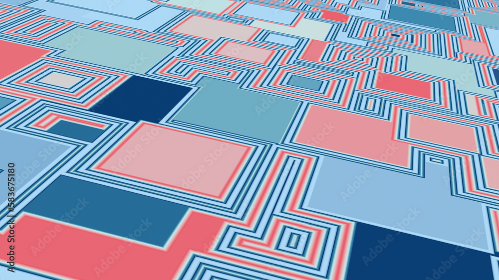 Seamless geometric pattern with colorful squares Seamless geometric pattern with colorful squares