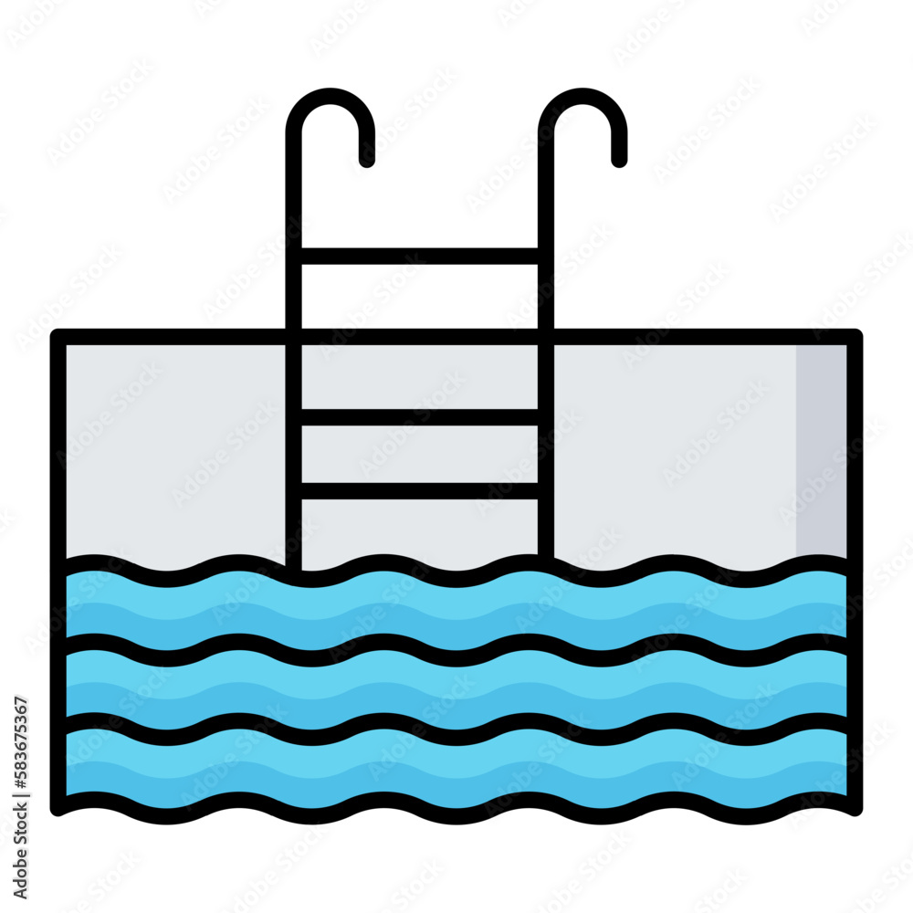 Pool Line Color Icon