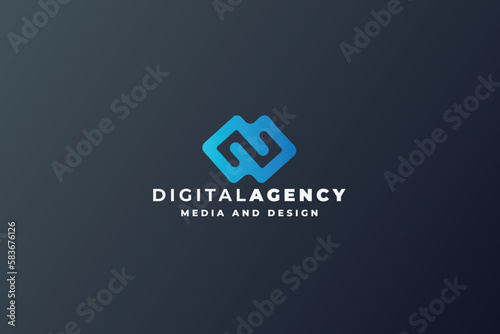 Digital Agency Company Logo Template 
