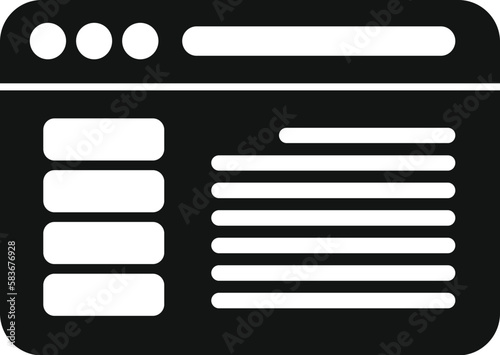 Web printing icon simple vector. Digital print. Service color