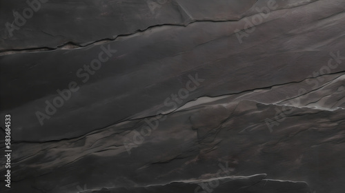 Dark grey and black slate background or texture (ai generated) © SpringsTea