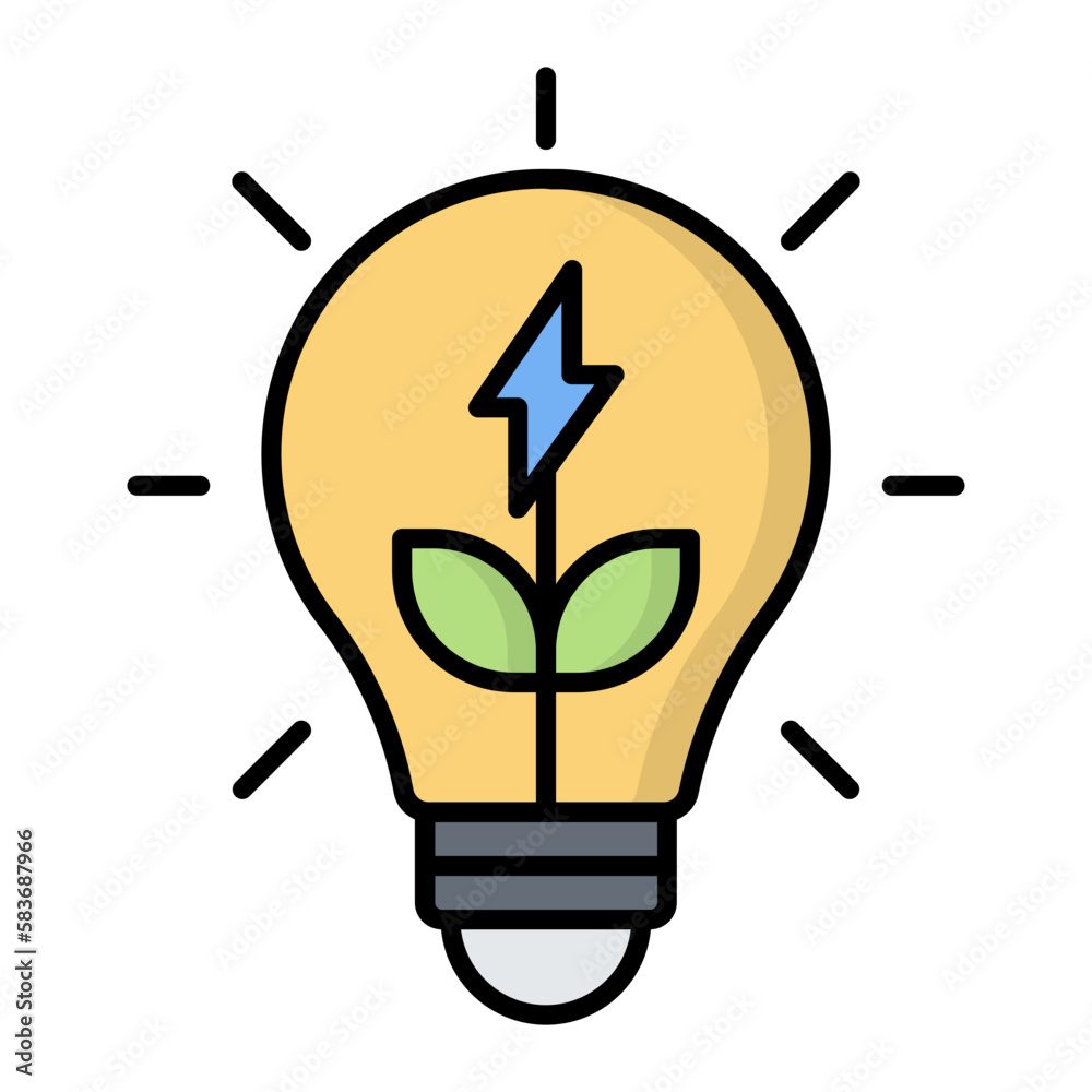 Power Of Nature Line Color Icon Power Of Nature Line Color Icon