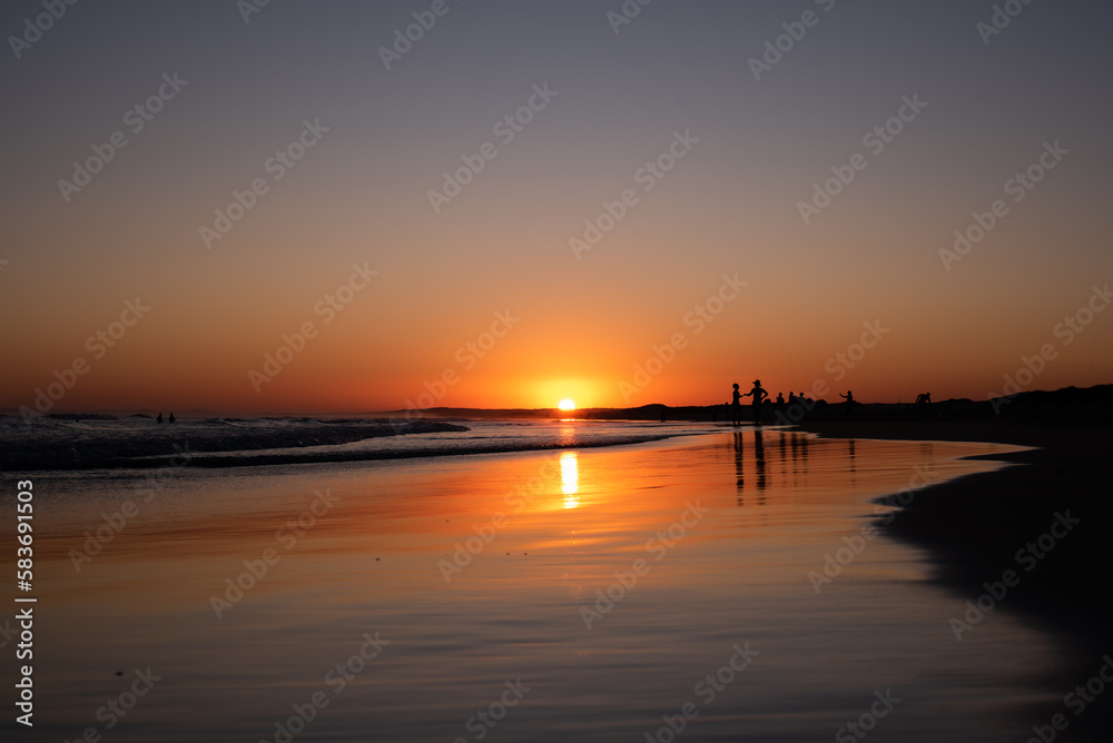 Birubi Beach at sunset