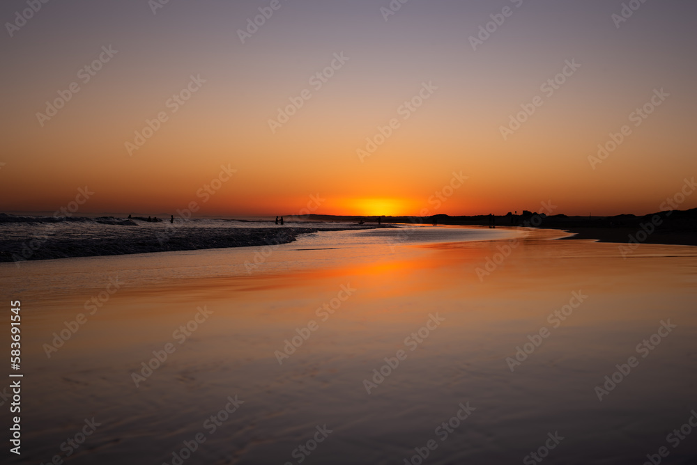 Birubi Beach at sunset