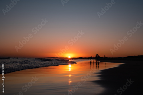 Birubi Beach at sunset