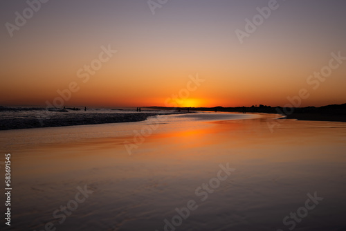 Birubi Beach at sunset