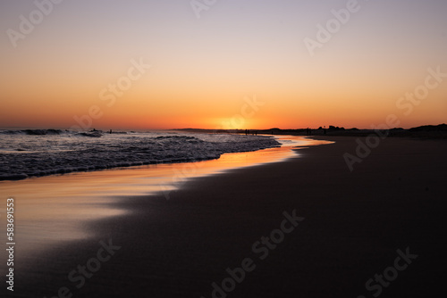 Birubi Beach at sunset