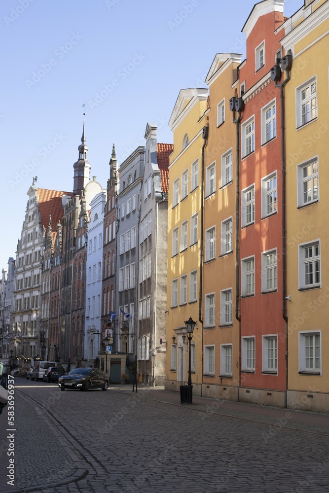 Chlebnicka street in Gdansk,Poland. Chlebnicka street in Gdansk,Poland.