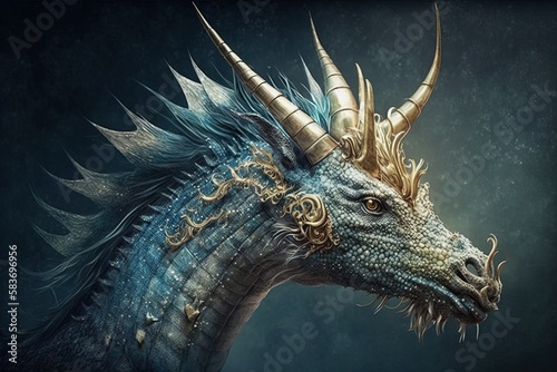 The Supernatural Odyssey of a Ferocious Dragon-Unicorn Hybrid Generative AI