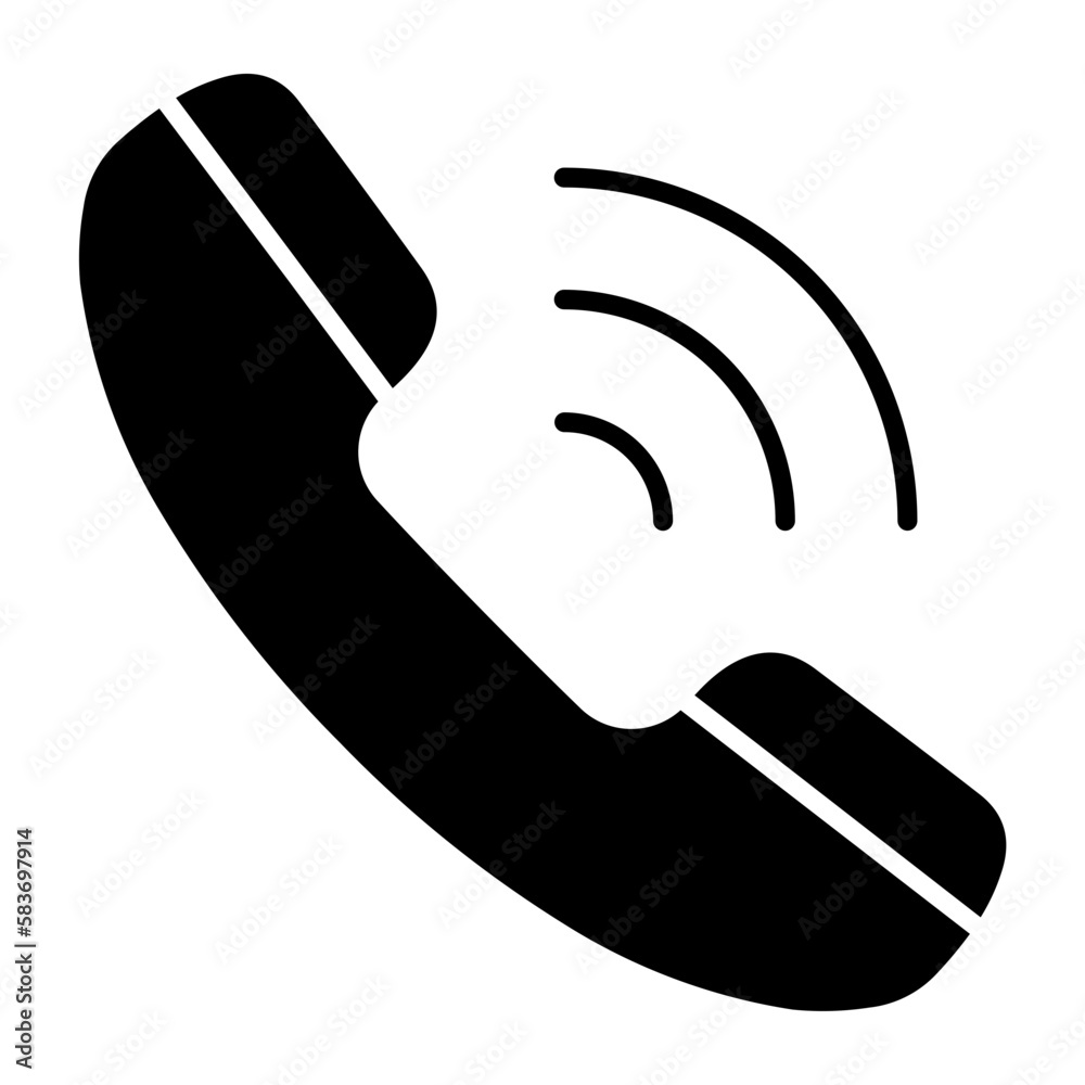 Fototapeta premium Communication Glyph Icon