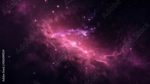 space galaxy background, Generated by AI