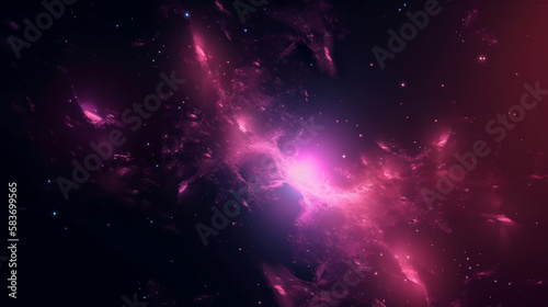 background of a galaxy with stars in space  Generated by AI