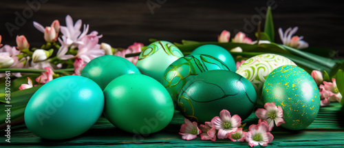 Beautiful and Colorful Easter Eggs