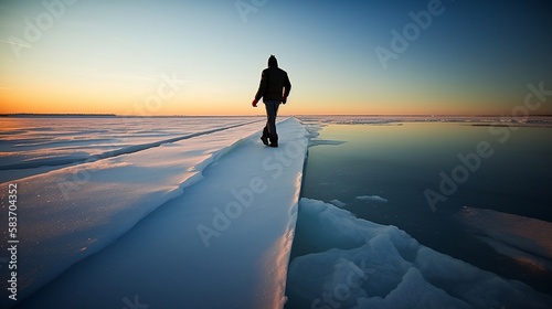 walking on thin ice
