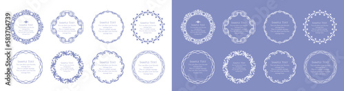 夏をイメージしたエレガントなウエディングカード素材コレクション