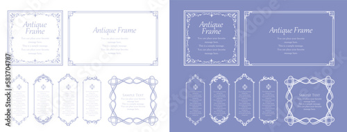 夏をイメージしたエレガントなウエディングカード素材コレクション