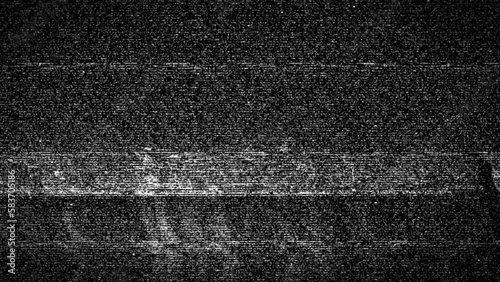 Black White Glitch.  Black White Glitch Background is a cool stock motion graphic for your video project. It features a static-filled glitchy tracking background or overlay.