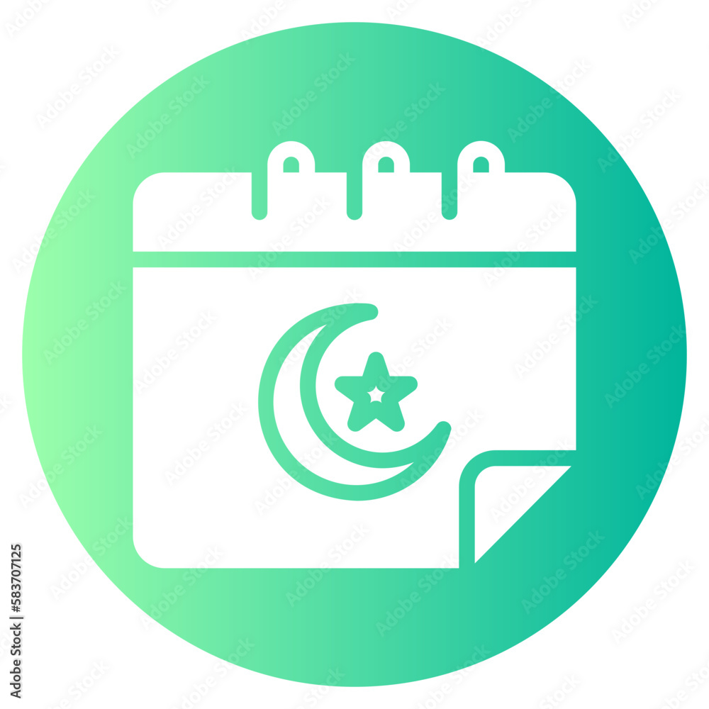 calendar gradient icon
