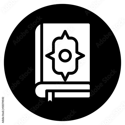 Quran glyph icon