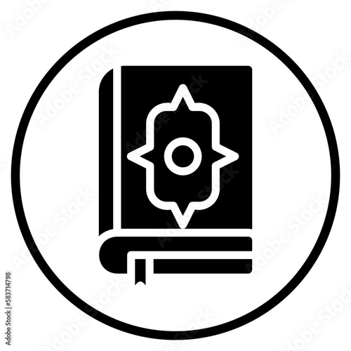Quran glyph icon