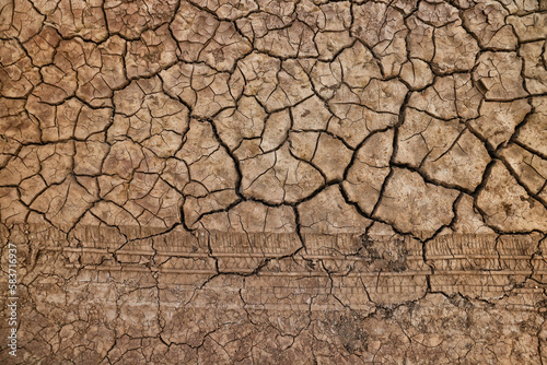 cracks on the ground desert texture background earth climate ecology