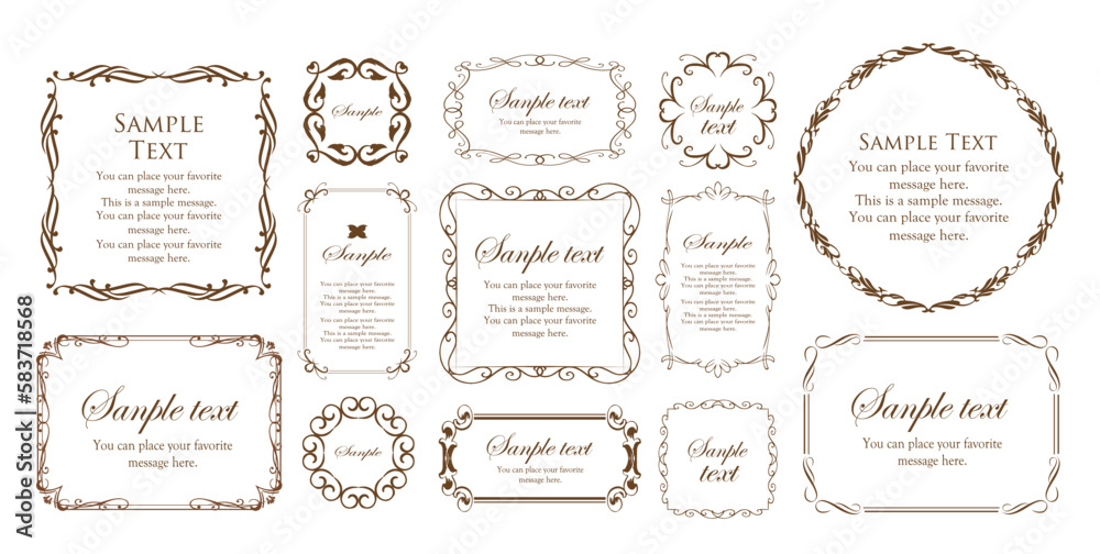 Elegant wedding card material collection inspired by summer