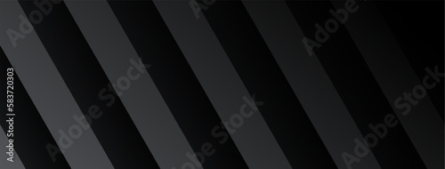 Premium abstract background in minimalist black with fancy dark geometric elements.