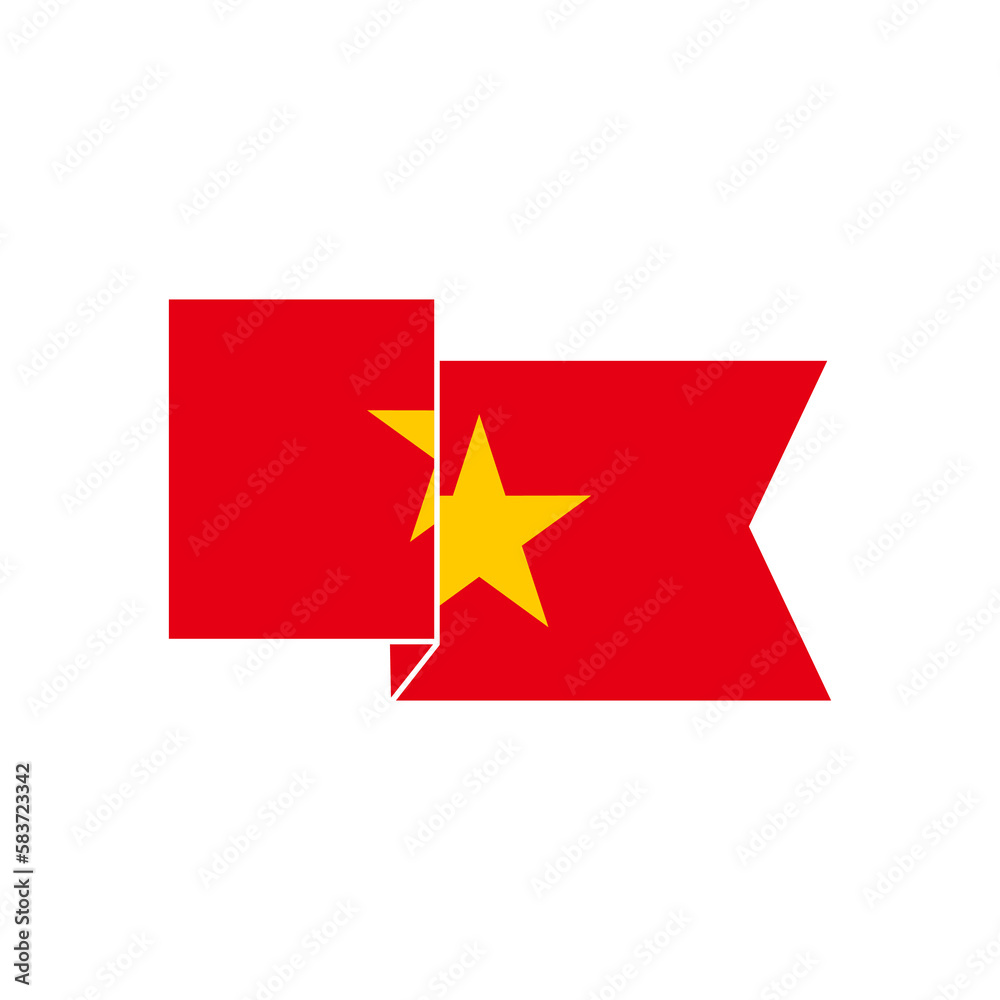 Vietnam flags icon set, Vietnam independence day icon set vector sign symbol Vietnam flags icon set, Vietnam independence day icon set vector sign symbol