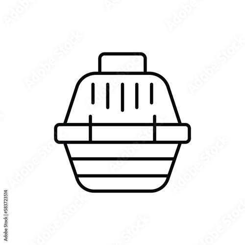 basket icon. outline icon