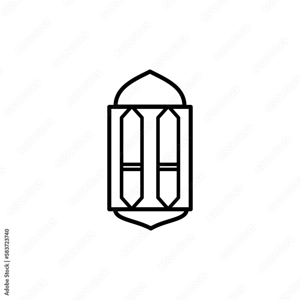 Lantern icon,ramadan kareem icon vector logo design template Lantern icon,ramadan kareem icon vector logo design template