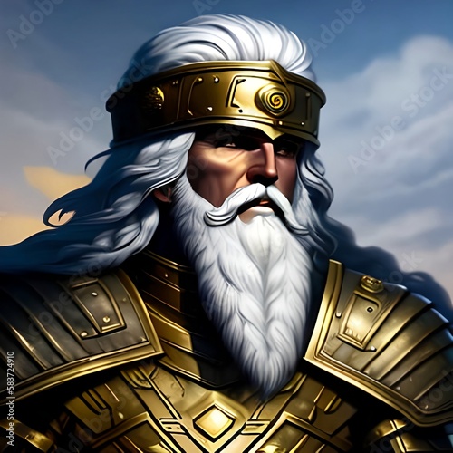 Obraz na płótnie The God King