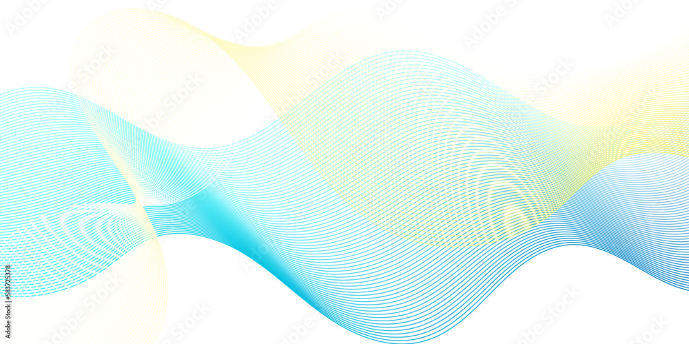 Abstract blue wave and abstract background with business lines. business background lines wave abstract stripe design. Tech with abstract wave lines. Abstract wave element for design. Digital frequenc