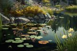 Still Pond made with generative ai