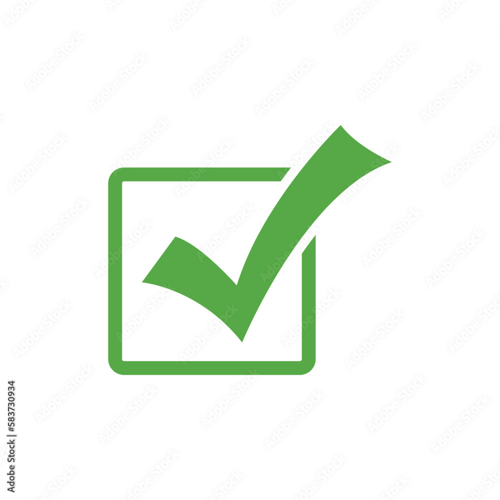 green checklist icon vector green checklist icon vector