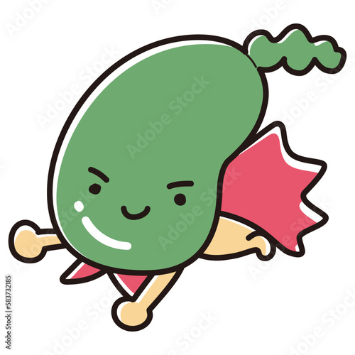 胆のうのヒーローキャラクター