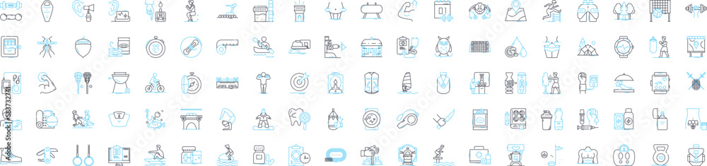 Mindfulness and wellness living vector line icons set. mindfulness, wellness, living, health, focus, awareness, calm illustration outline concept symbols and signs