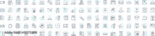 Hospitality vector line icons set. hospitality, accommodation, service, reception, amenities, courtesy, hosting illustration outline concept symbols and signs
